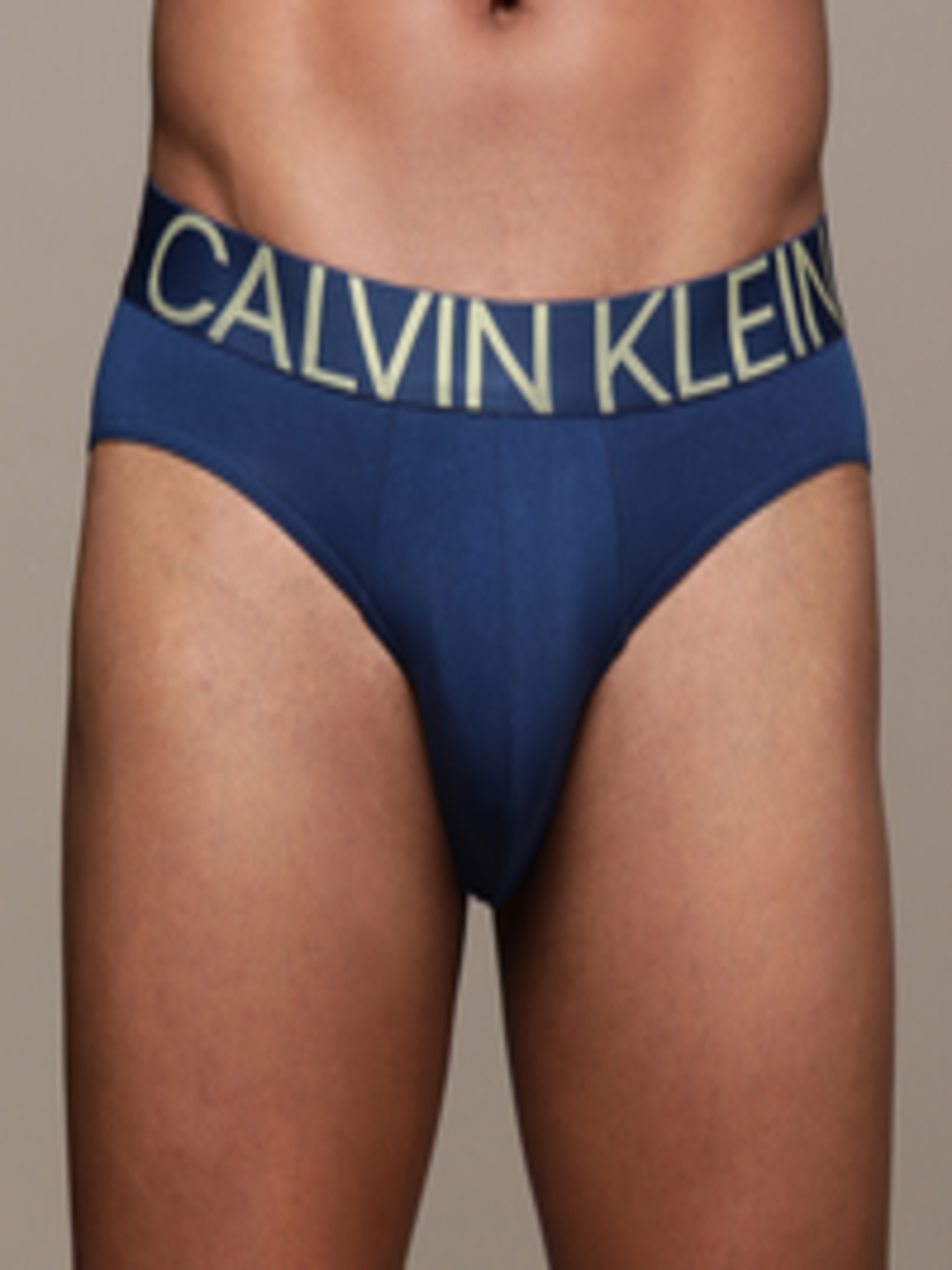 Buy CALVIN KLEIN UNDERWEAR Blue Mens Solid Briefs