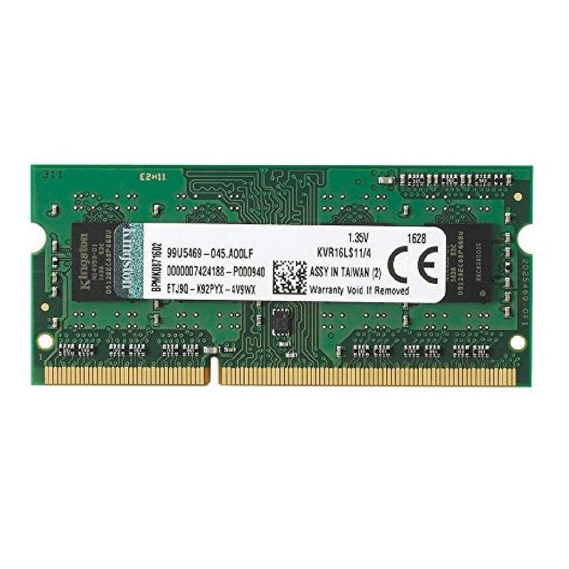 Kingston Valueram So Dimm Ddr3l 1600 Pc3 4gb Cl11 At Pc Componentes