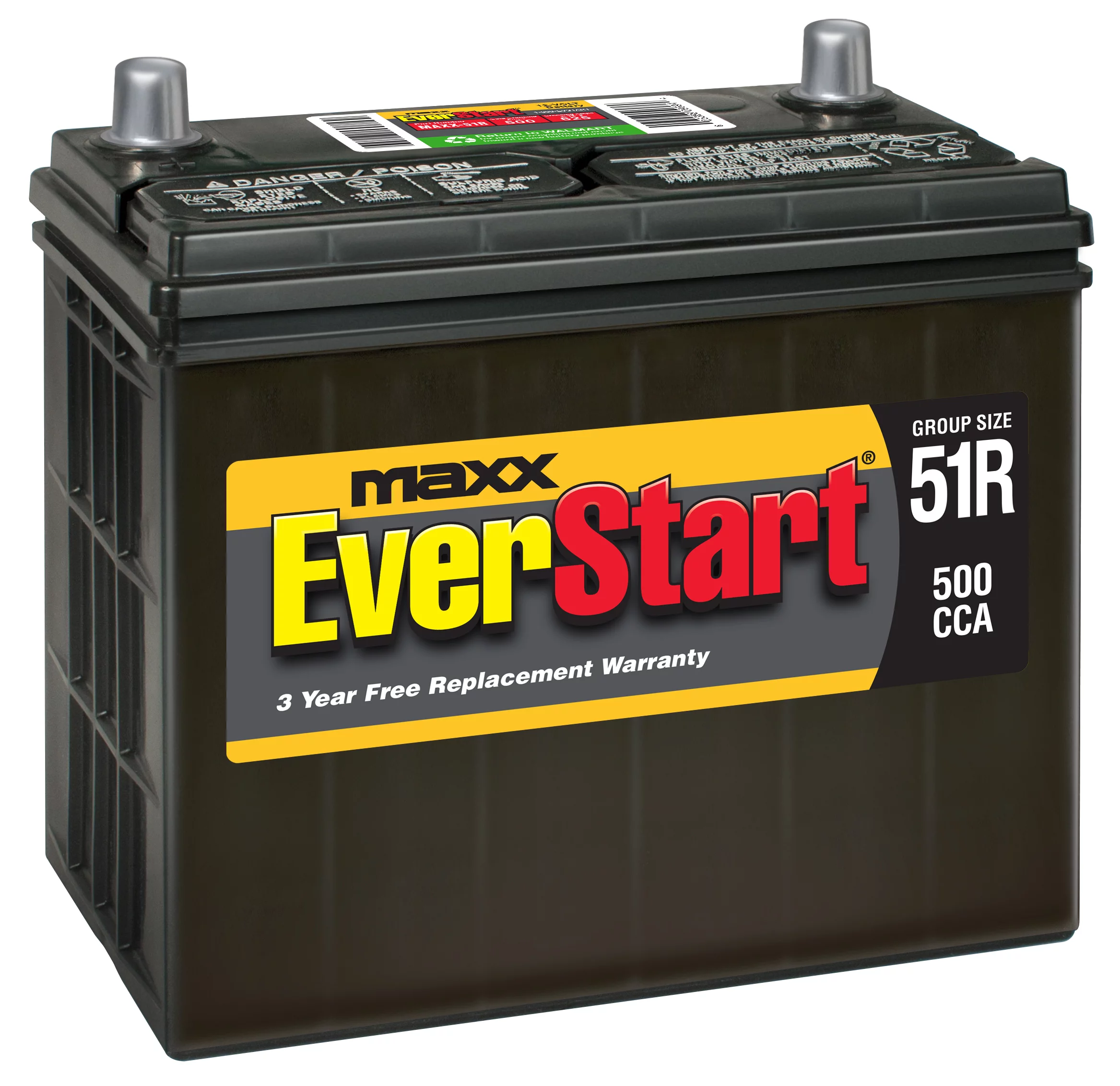 EverStart Maxx Lead Acid Automotive Battery, Group Size 51 12 Volt